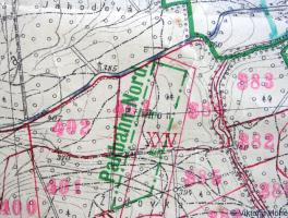 Výřezy dobové mapy TüP Wischau