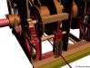 Detail lanových podavačů - model